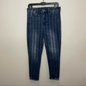 🦅 American Eagle Striped Blue Jeans🦅